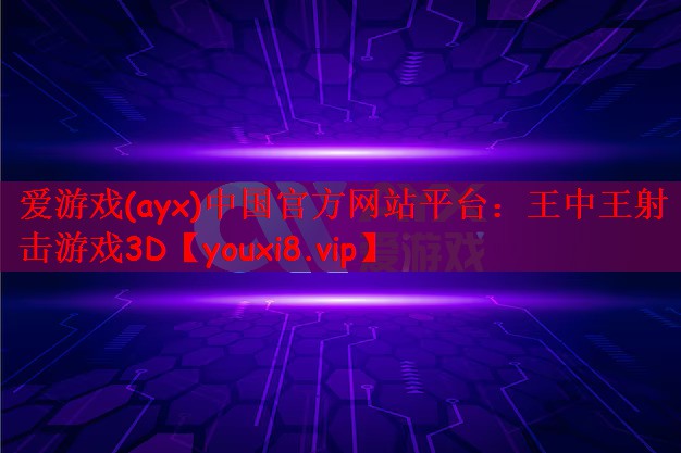 爱游戏(ayx)中国官方网站平台：王中王射击游戏3D